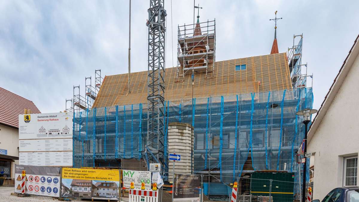 Unliebsame Überraschungen: Kosten für Sanierung des Altdorfer Rathauses steigen weiter