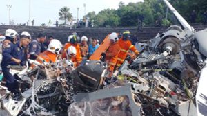 Tragödie bei Probeflug: Zehn Opfer nach Hubschrauber-Crash