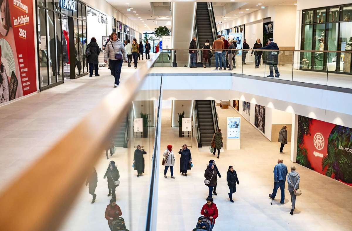 Shopping in Göppingen: Neues Einkaufszentrum Agnes hat eröffnet