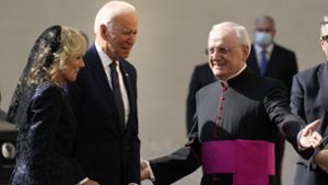 Joe Biden zur Privataudienz bei Papst Franziskus eingetroffen