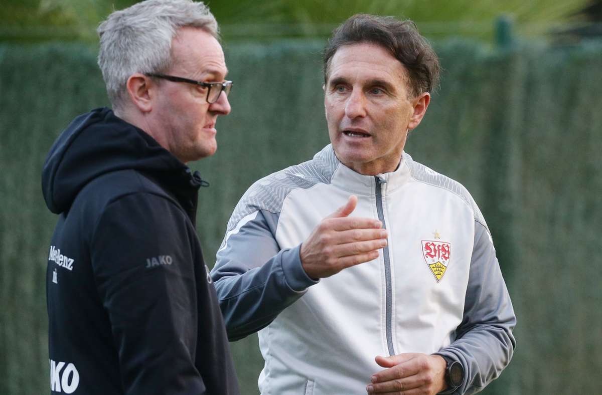 VfB-Vorstandschef Alexander Wehrle: „Bruno ist auf einem richtig guten Weg“