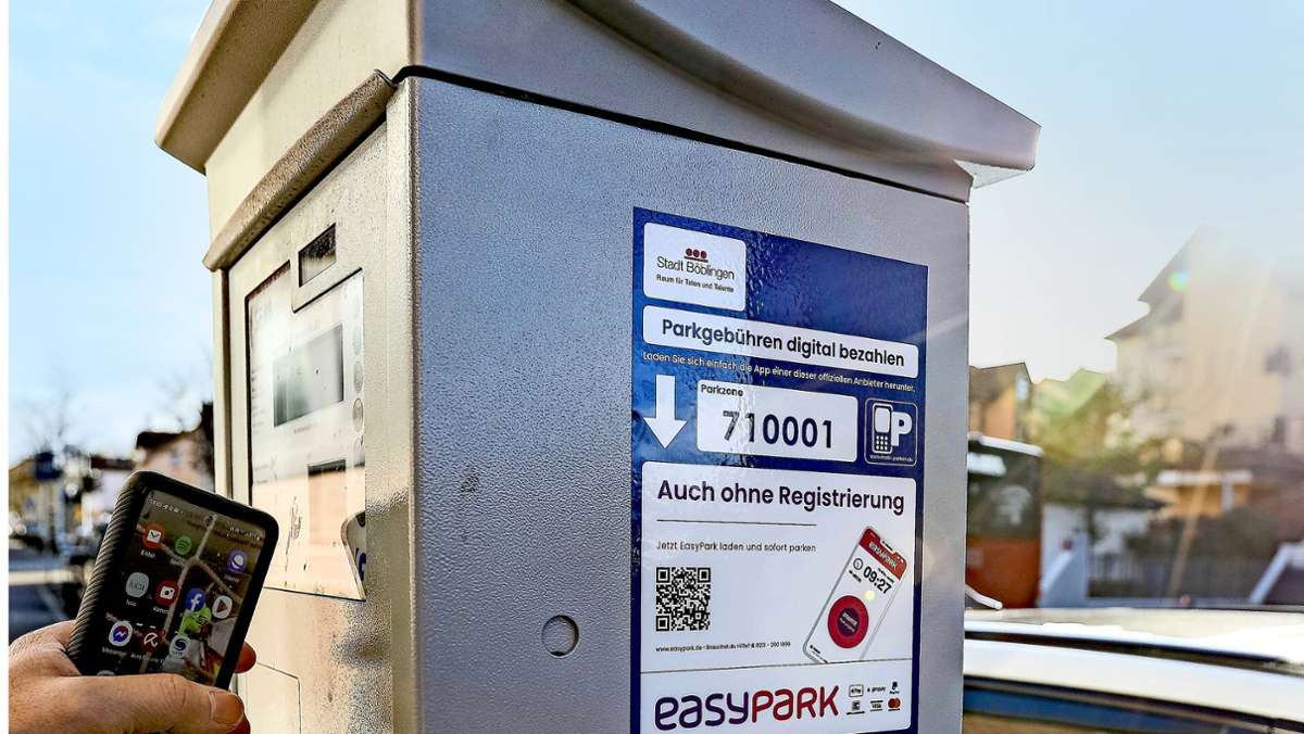 Neues Parkmodell in Böblingen: Klick statt Kleingeld: Böblingen setzt auf Handyparken