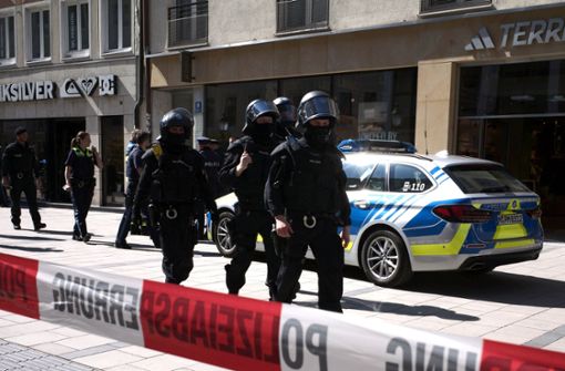 In München mussten mehrere Polizeistreifen anrücken. Foto: dpa/Peter Kneffel