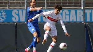 Leon Reichardt  und Raul Paula spielen für die U19 des VfB Stuttgart