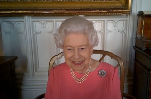 Queen Elizabeth II. bei einer Videokonferenz Foto: dpa/Buckingham Palace