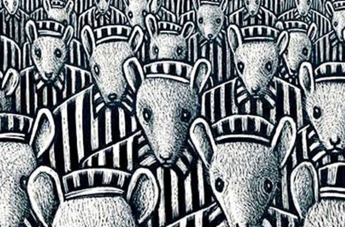 In dem   Graphic Novel   „Maus“ (1980) erzählt  Art Spiegelman, Sohn polnisch-jüdischer Auschwitz-Überlebender den Holocaust als Tierfabel:  Die verfolgten Juden zeichnet er als Mäuse, die Nazis als  Katzen.