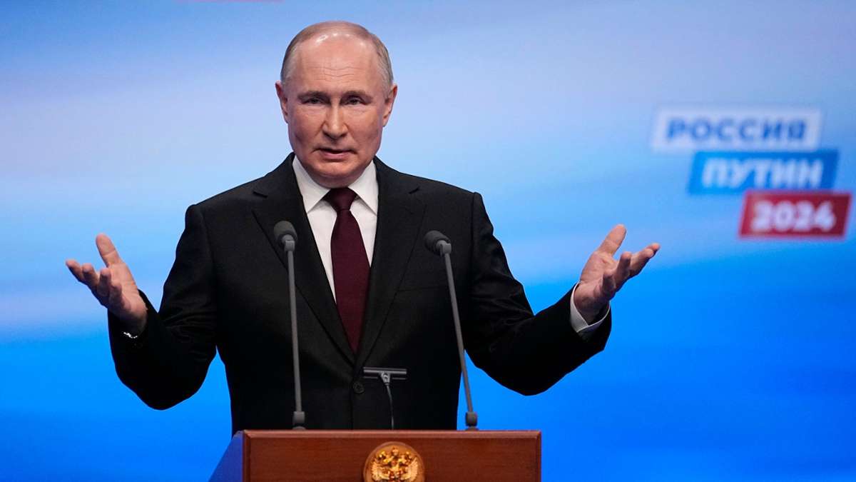 Kremlchef Wladimir Putin wertet das Wahlergebnis als Vertrauensbeweis der Bürger.