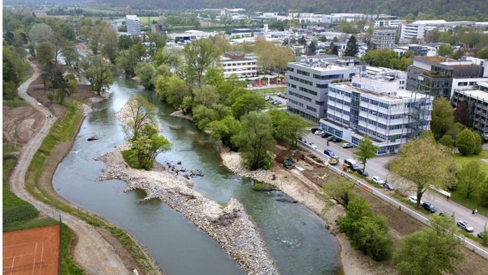 Flusspark Neckaraue in Tübingen: Neue Flusswelt soll Hochwasserschutz und Erholungsort zugleich sein