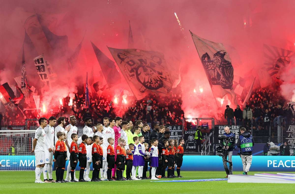 UEFA Champions League: Eintracht-Fans dürfen in Neapel nicht ins Stadion