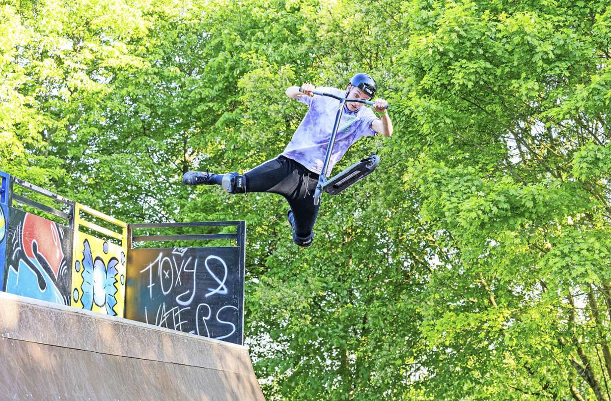 Skatepark Sindelfingen: Höhenflug für tollkühne Luftakrobaten