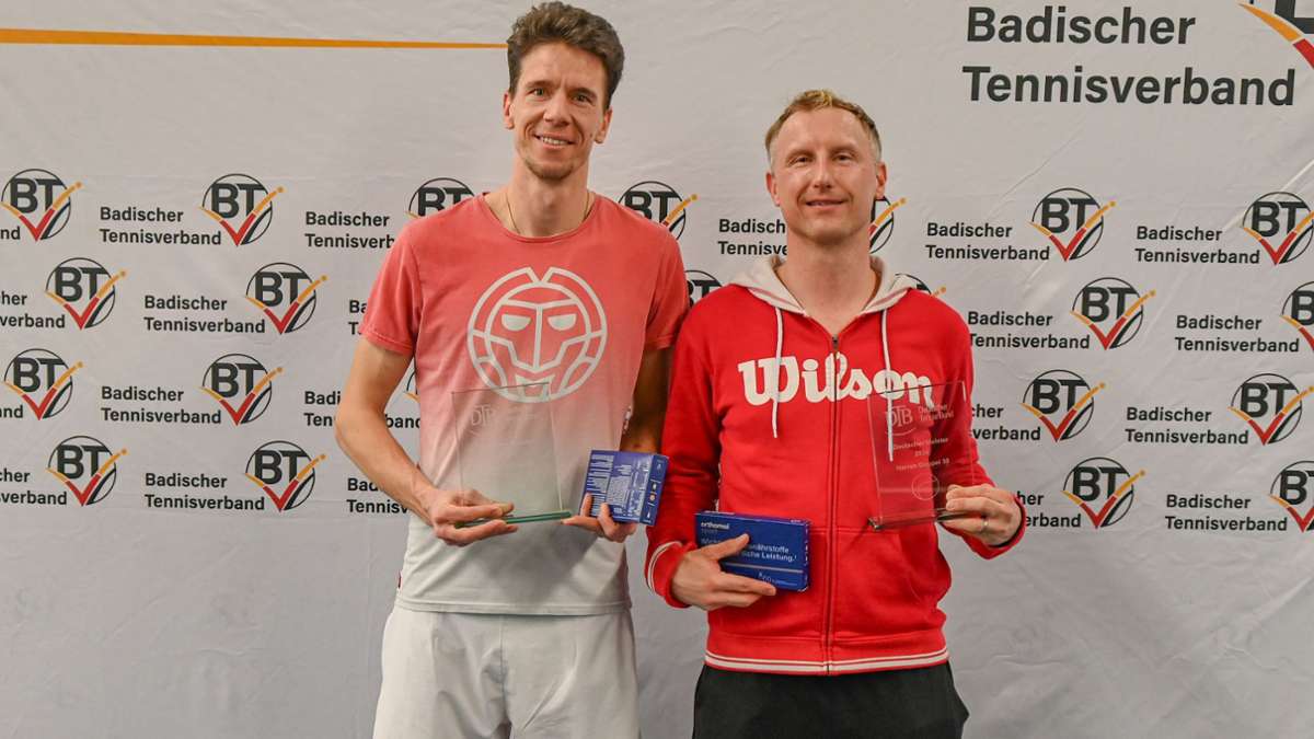 Tennis bei der TA SV Böblingen: Nils Muschiol wird deutscher Meister im Doppel der Herren 30