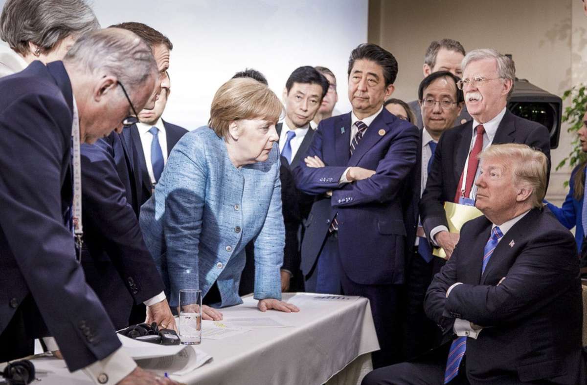 Merkel bei Biden: Handeln nach Werten