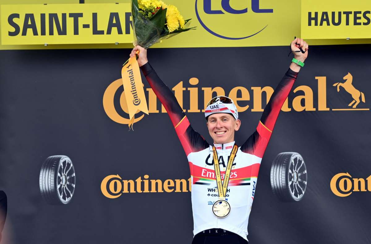 Tour de France am Col du Portet: Tadej Pogacar gewinnt packende Königsetappe