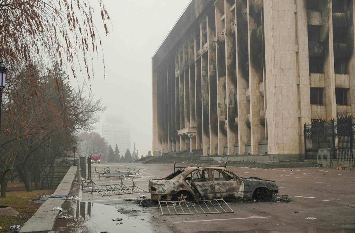 Unruhen in Kasachstan: Offenbar Explosionen in Almaty