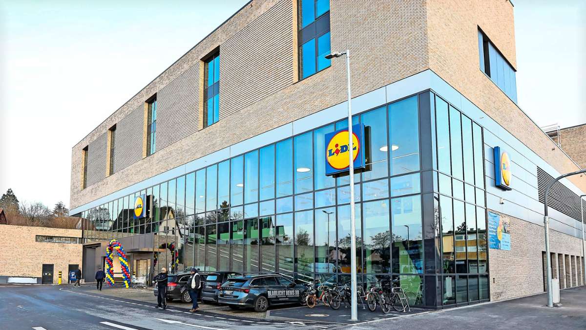 Lidl-Metropolfiliale eröffnet in Sindelfingen: Einkaufen  und wohnen unter einem Dach