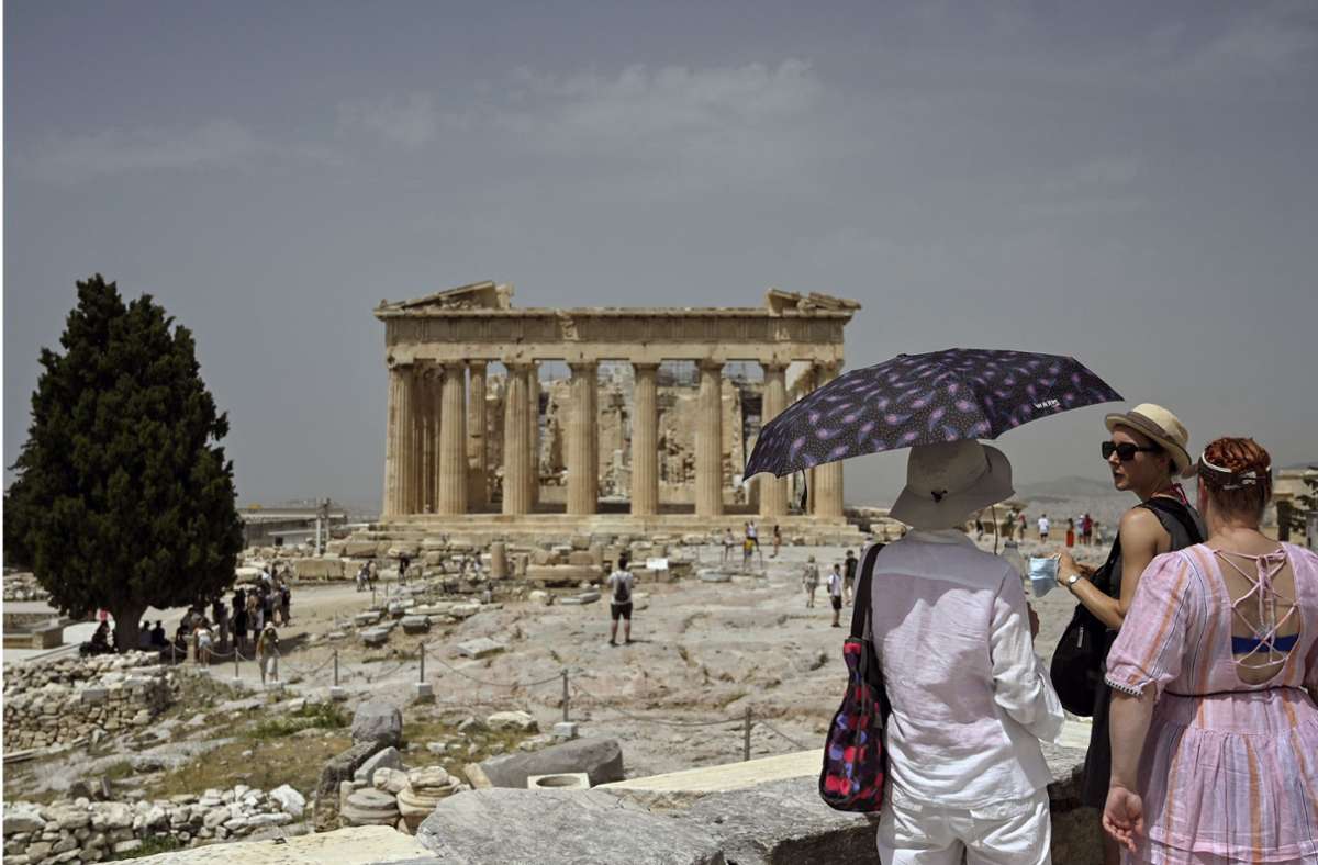 Hitze in Griechenland: 44 Grad an der Akropolis