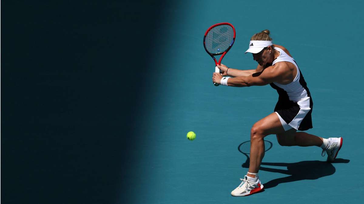Turnier in Miami: Angelique Kerber verliert Auftaktmatch