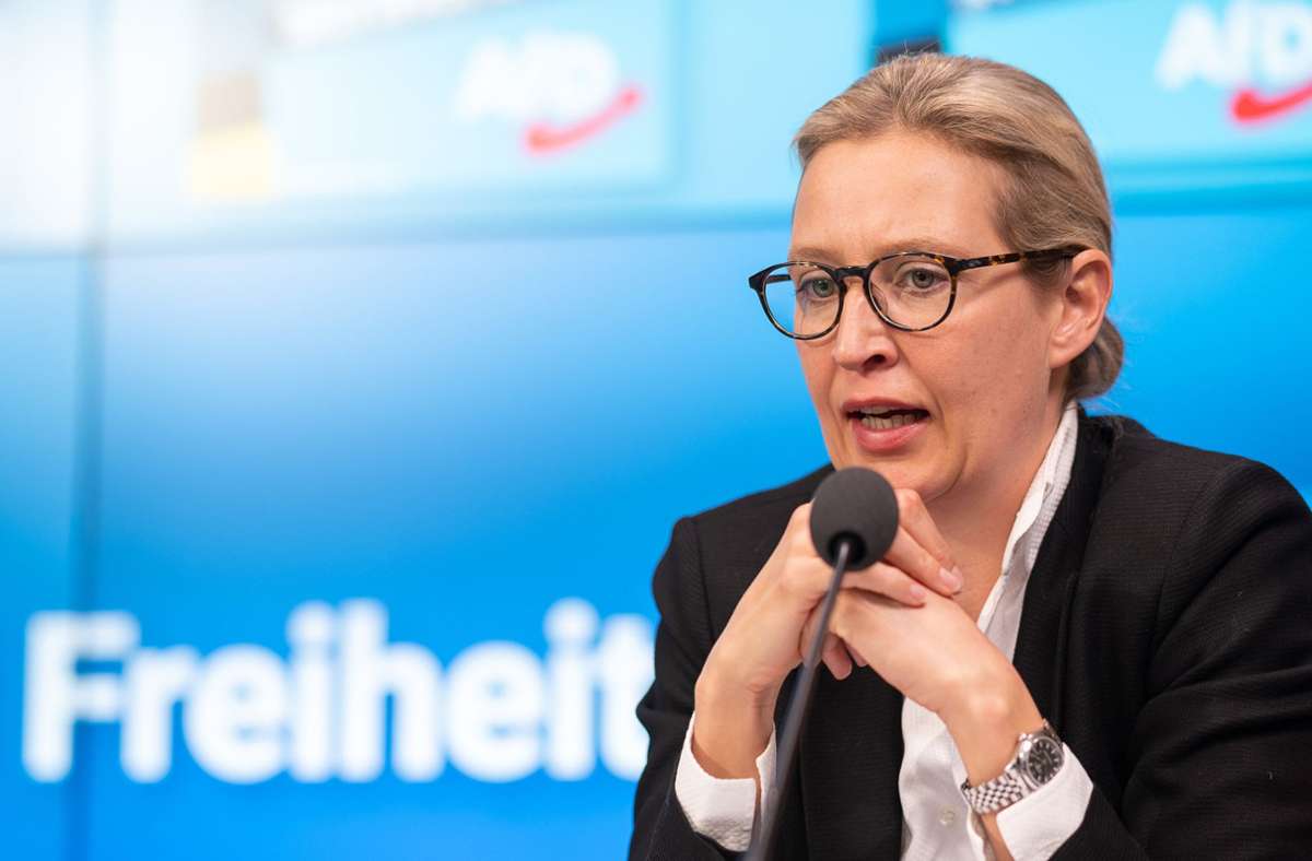 Bundesamt für Verfassungsschutz: Alice Weidel will AfD-Einstufung als Verdachtsfall anfechten