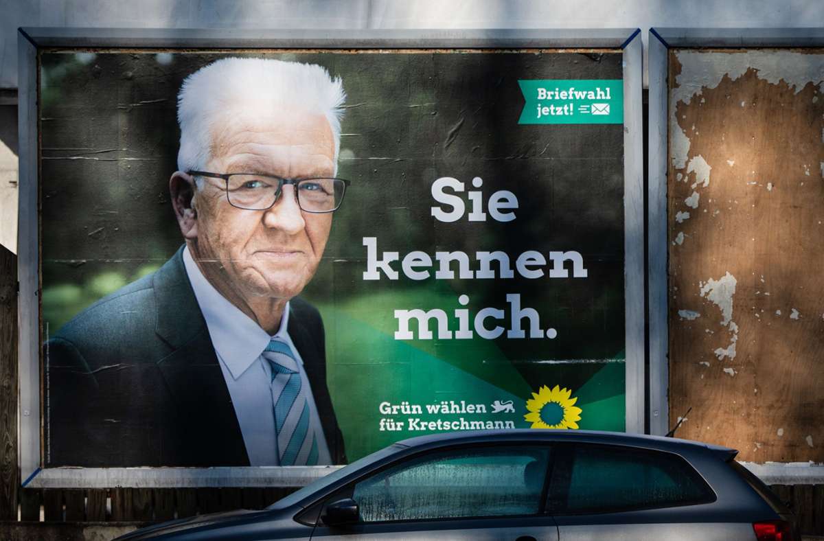 Im Vergleich zur Vorwoche verlieren die Grünen zwar einen Punkt, liegen aber weiterhin weit vor der CDU. (Symbolbild) Foto: dpa/Christoph Schmidt