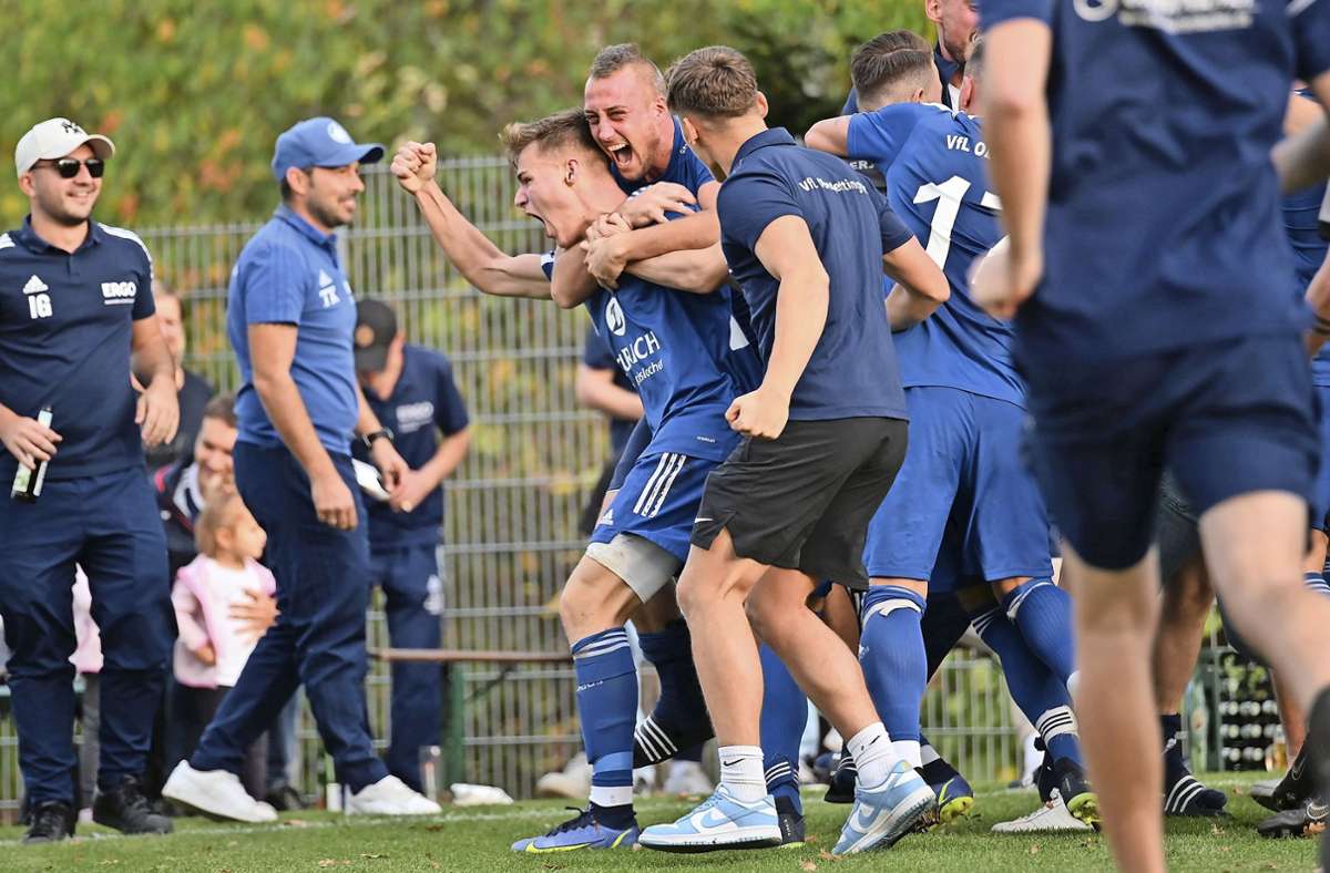 Fußball-Kreisliga A, Staffel II, BB/CW: VfL Oberjettingen feiert den Derbysieg