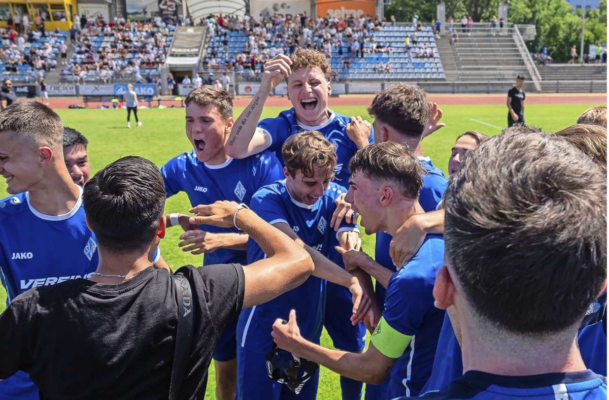 Fußball A-Junioren: Die SV Böblingen schafft den Durchmarsch in die Oberliga