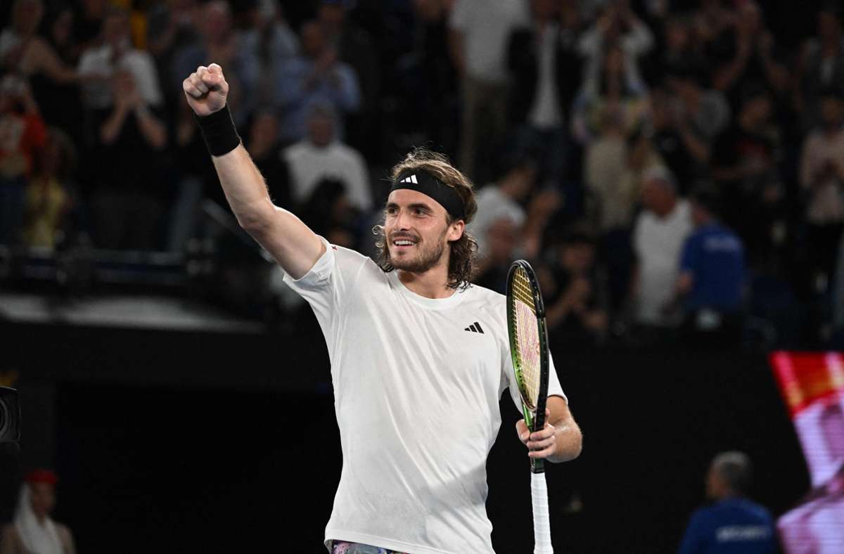 Australian Open in Melbourne: Stefanos Tsitsipas erreicht erneut das Halbfinale