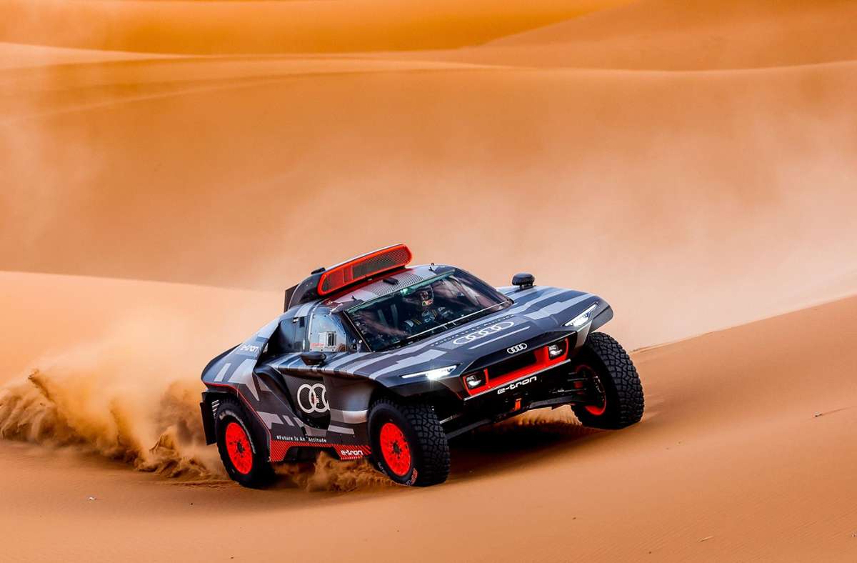 Audi bei der  Rallye Dakar: Mit dem Elektroauto durch die Wüste
