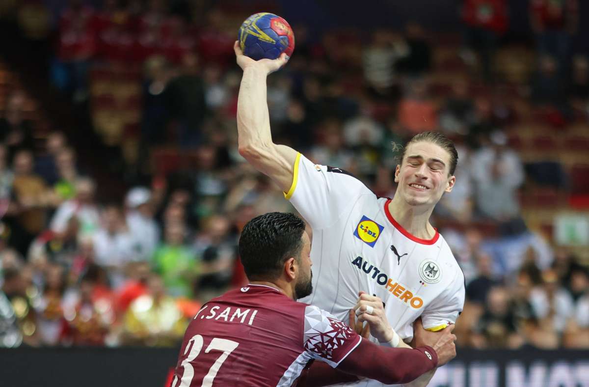 Handball-WM in Polen und Schweden: Deutsche Handballer mit Auftaktsieg gegen Katar