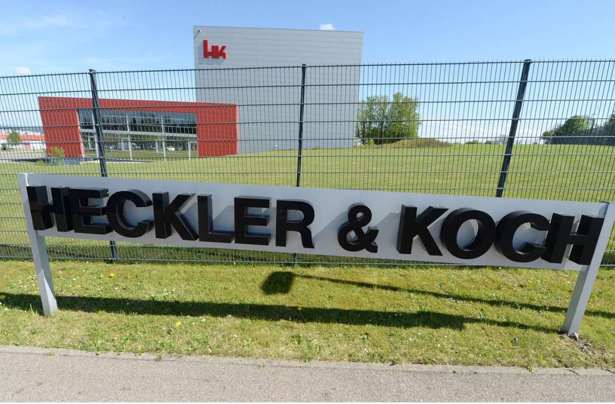 In dem Verfahren vor dem Landgericht Düsseldorf wirft Heckler & Koch seinem Konkurrenten aus Thüringen Patentverletzungen vor. (Archivbild) Foto: dpa/Bernd Weissbrod