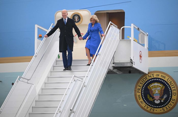 Erster Besuch seit Amtsantritt: US-Präsident Biden und First Lady Jill in Kanada angekommen