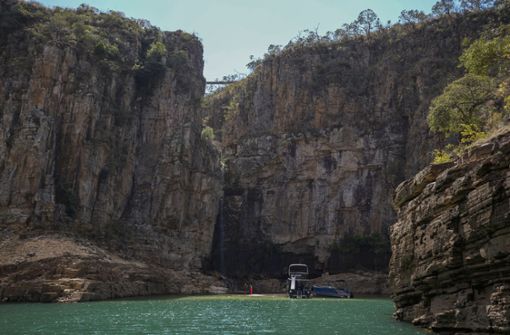 Der See, an dem es zum Felssturz kam , gilt als Touristenmagnet.  (Symbolfoto) Foto: dpa/Andre Penner