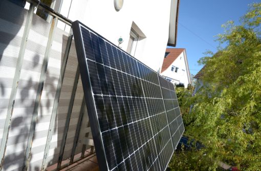 Wie man mit Solarzellen auf dem Balkon selbst Sonnenstrom erzeugen kann, darüber klärt ein Infoabend auf Foto: /Thorsten Hettel