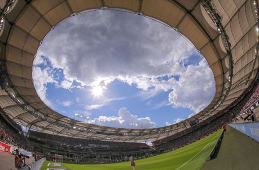 In der Mercedes-Benz-Arena in Stuttgart finden im Jahr 2024 fünf Spiele der Fußball-EM statt, darunter ein Viertelfinale. Foto: Baumann/Julia Rahn