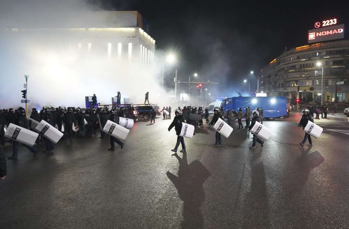 Kasachstan: Mehr als 200 Festnahmen bei Protesten