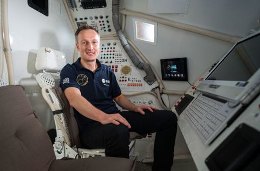 Matthias Maurer soll Ende Oktober in einer Crew-Dragon-Kapsel der Firma Space X zur ISS fliegen. Foto: dpa/Oliver Dietze
