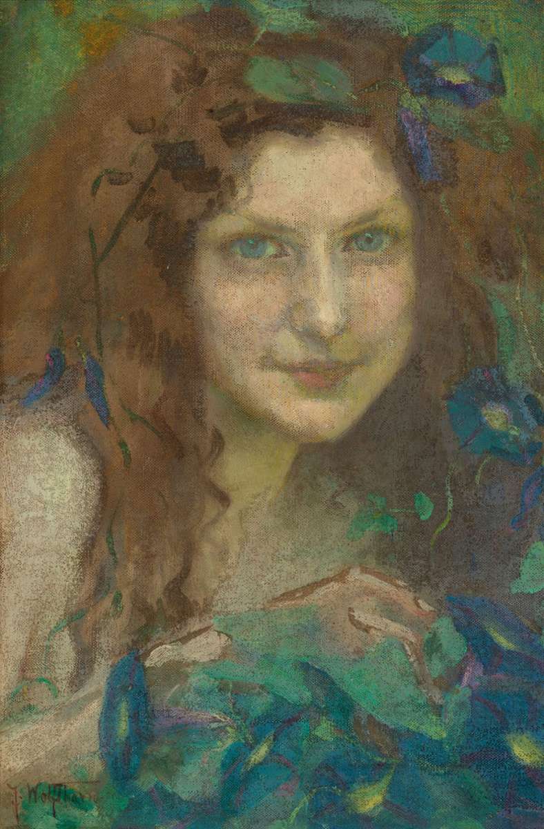 Anders als die Künstler ihrer Zeit stellte die Künstlerin Julie Wolfthorn „Das Mädchen mit blaugrünen Augen“ (um 1899) als individuelle Persönlichkeit dar – und nicht nur als anonymen Körper.