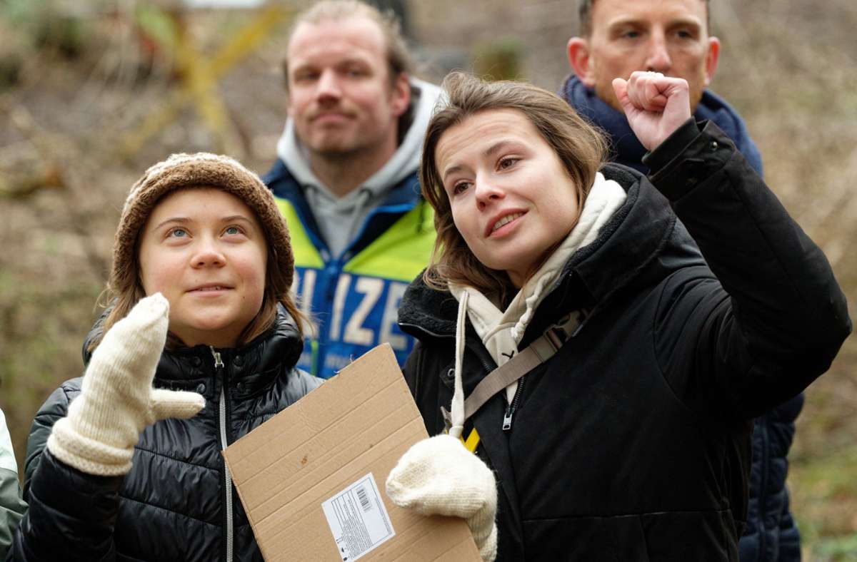 Greta Thunberg in Lützerath: „Es ist empörend, wie die Polizeigewalt ist“