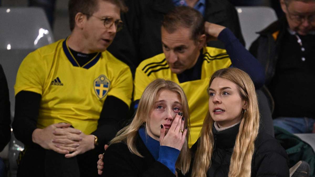 Trauer und Fassungslosigkeit bei den schwedischen Fans
