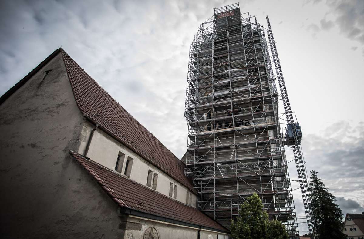 Hildrizhausen: Fest rund um den Kirchturm