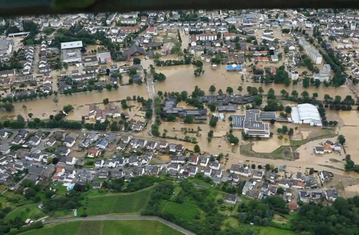 Hochwasserkatastrophe in Bad Neuenahr - Ahrweiler Foto: AFP/FERDINAND MERZBACH