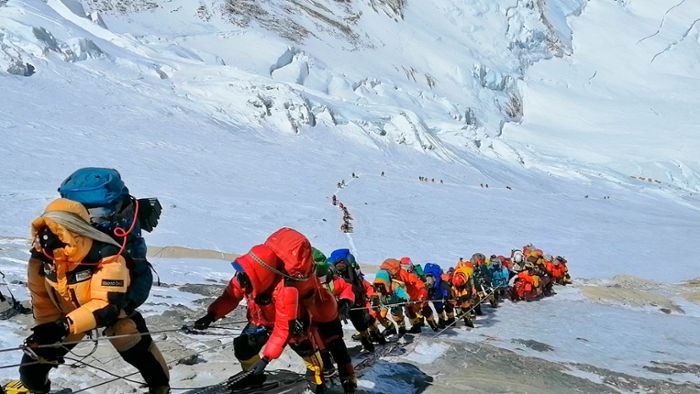 Bergsteigen: Großer Andrang auf dem Mount Everest erwartet