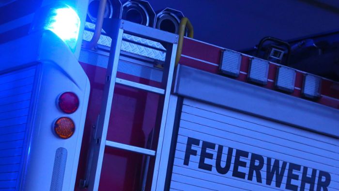 Zwei Feuerwehrleute bei Löscharbeiten verletzt