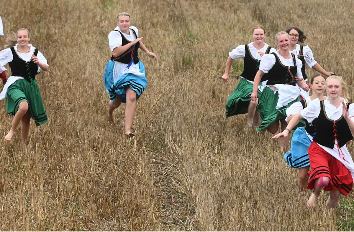 Der Schäferlauf gehört zu den größten Festen in Süddeutschland.