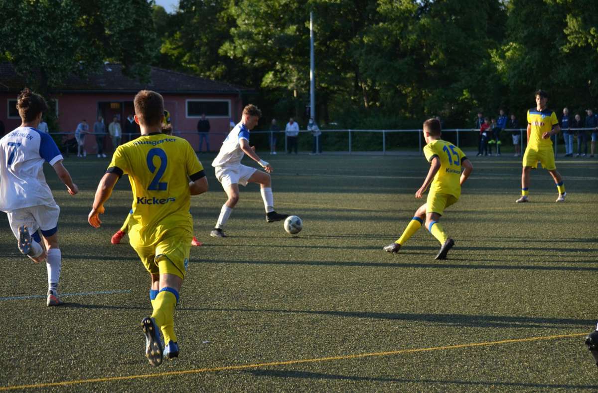 Fußball bei der SV Böblingen: U19 verliert gegen Stuttgarter Kickers