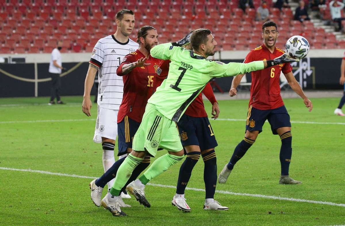 Das bislang letzte Länderspiel in Stuttgart findet am 3. September 2020 statt: Deutschland und Spanien trennen sich in der Nations League 1:1-Unentschieden. Es ist das erste Spiel nach der coronabedingten Pause. Wie wird sich die DFB-Elf am Sonntag in der WM-Qualifikation gegen Armenien schlagen?
