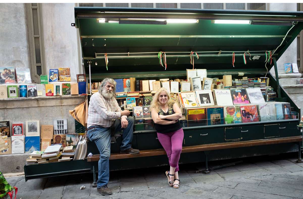 Ein Markt in Genua: Von hier aus hätte man, fand Pasolini, den schönsten Blick auf Ligurien.
