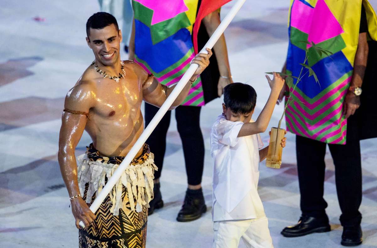 Pita Taufatofua bei Olympia 2021: Der Oben-ohne-Fahnenträger ist zurück