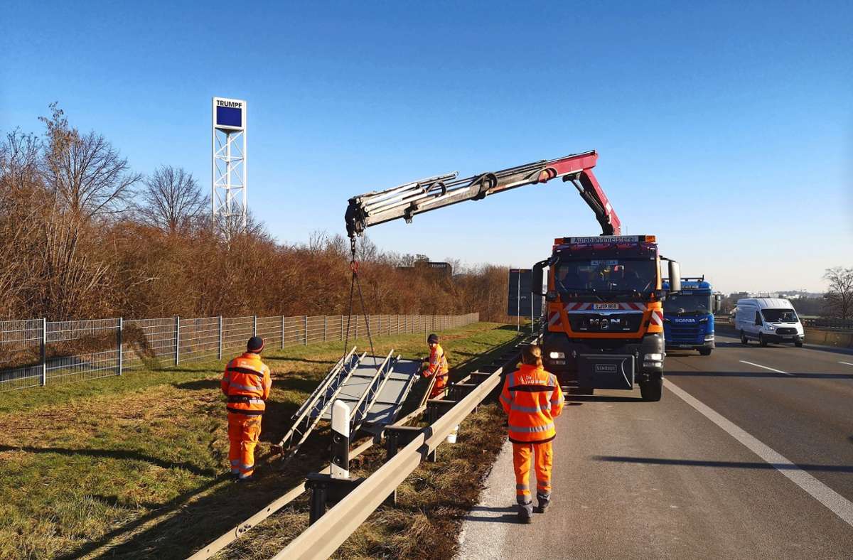 Autobahnen rund um Stuttgart: Müll, Unfälle – was Mitarbeiter der Autobahnmeisterei täglich erleben