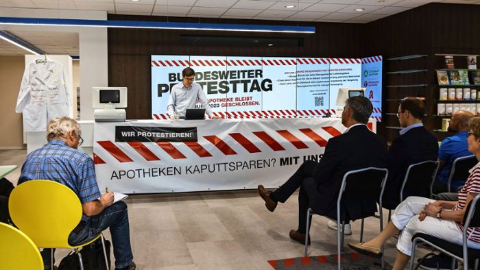 Apotheker diskutieren mit Politikern in Holzgerlingen