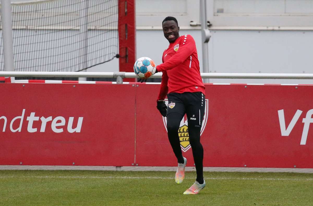 Hat nach seinem Comeback gegen Mainz 05 wieder gut lachen: Silas Katompa Mvumpa